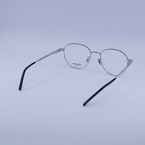 Saint Laurent SL532 005 Eyeglasses Silver 53mm Round Frame - Picture 3 of 11